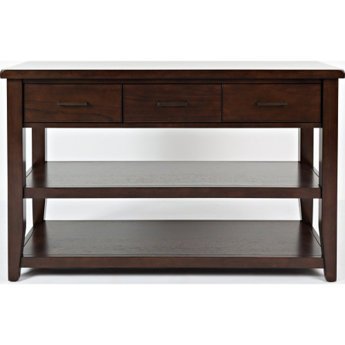 Twin Cities Sofa Table in Dark Wood